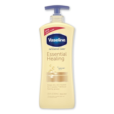 Vaseline Intensive Care Essential Healing Body Lotion, 20.3oz, Pump Bottle, PK4 07900